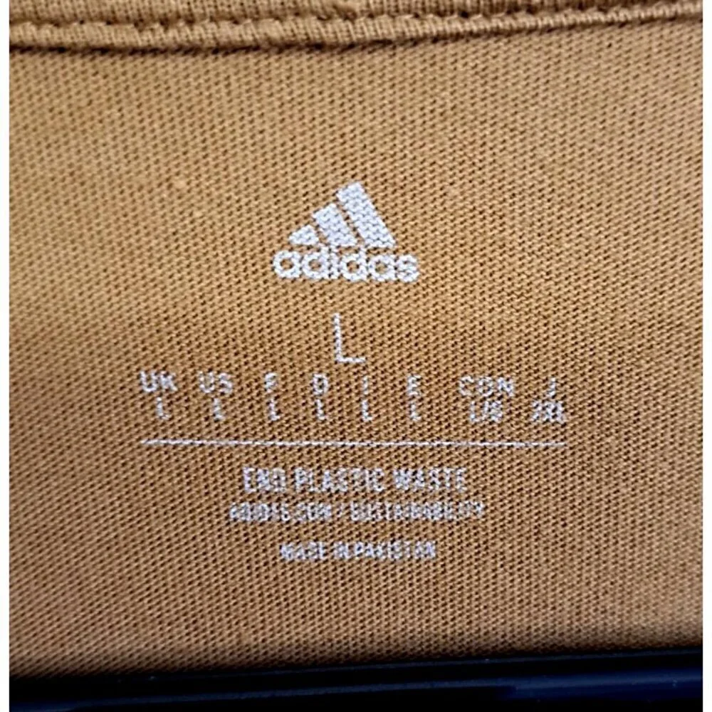 Adidas Men's L Multicolor Short Sleeve Logo T-Shirt Southwestern Colors
